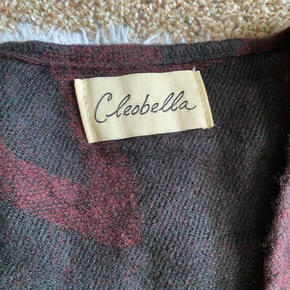Cleobella Sevigny Capelet Sweater Poncho Open Front Tassels Womens One Size - Picture 7 of 8